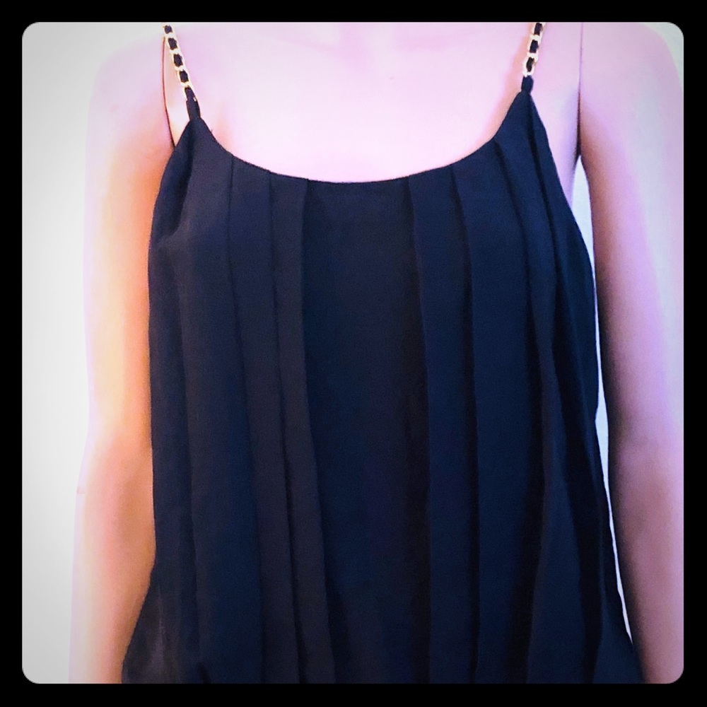 Black Bodysuit with chain straps